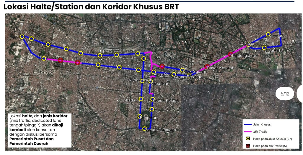 Asik ! Bank Dunia Bantu Pendanaan 20 Jalur BRT di Bandung. Daerah Rumah Kamu Kelewatan Gak ?