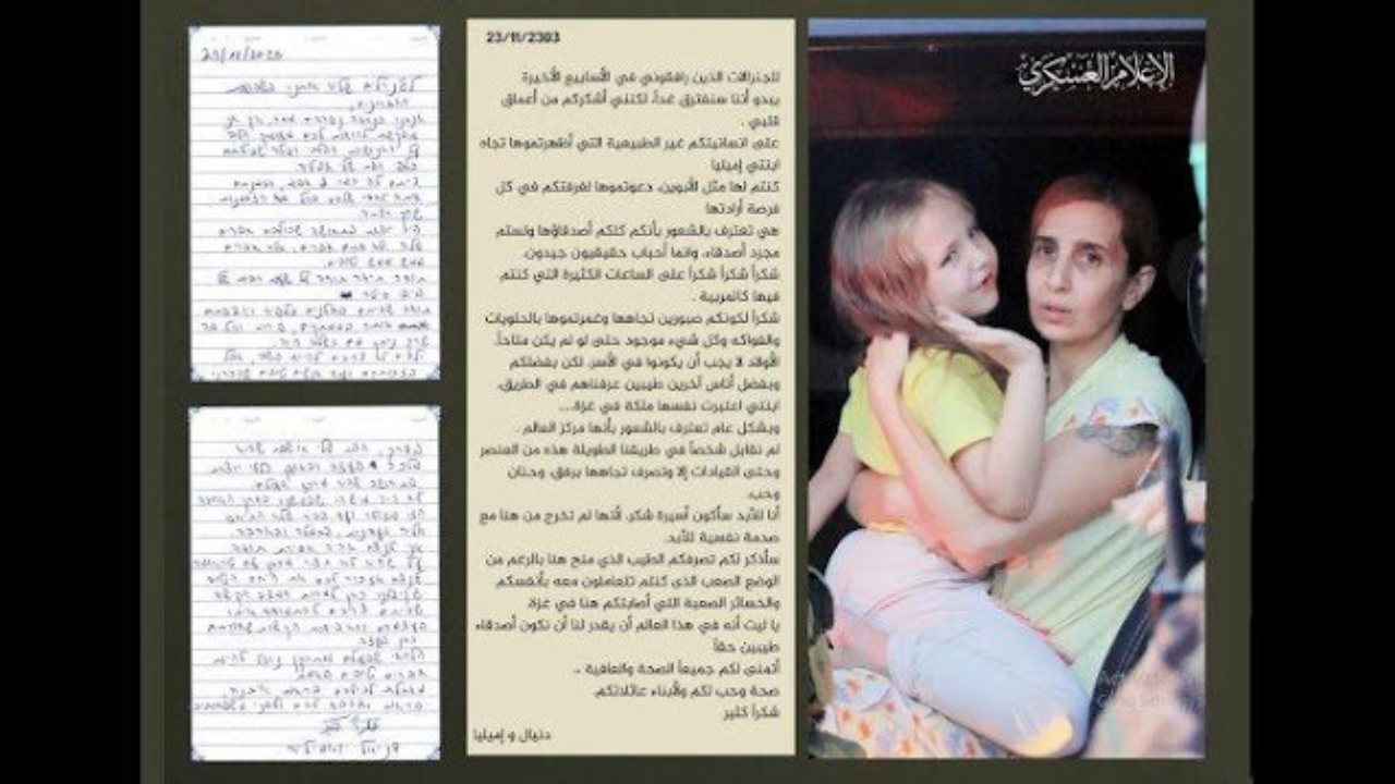 Usai Dilepas, Sandera Asal Israel Kirim Surat Cinta ke Hamas