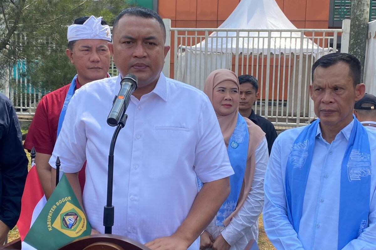 ASN Bogor Ngantor di Stadion Pakansari Saat Kabogorfest ASN Bogor Ngantor di Stadion Pakansari Saat Kabogorfest