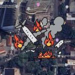 pesawat tempur jatuh Bandung dekat Balai Kota