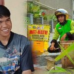 Bukan Cuma Ketua RT, Driver Ojol di Bandung Juga Tambal Jalan Pakai Uang Sendiri