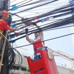 Pemkot Bandung & Telkomsel Tata Kabel Udara