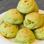 Mochi Bread Pandan Jagung Keju ala Bandung