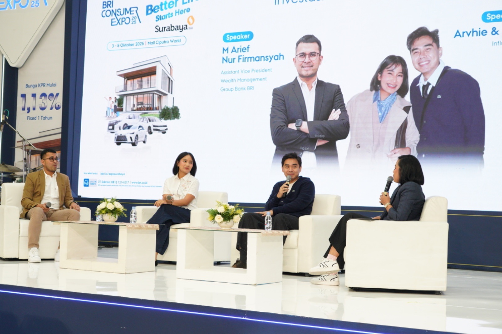 Consumer BRI Expo 2025 Surabaya Hadirkan Promo Bunga Rendah KPR dan KKB Consumer BRI Expo 2025 Surabaya Hadirkan Promo Bunga Rendah KPR dan KKB