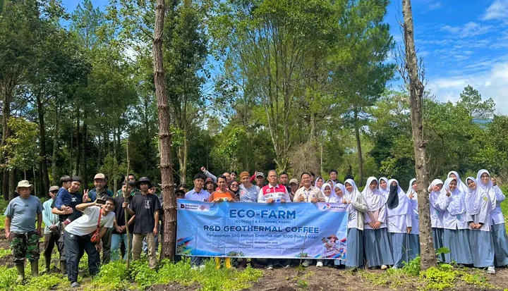 Kolaborasi Eco Farming di Kamojang, Bandung Hijau Lagi