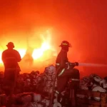 Pabrik Kain di Cikancung Terbakar, Api Belum Padam!