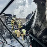 Gudang Plastik Terbakar di Bandung, Api Cepat Menjalar