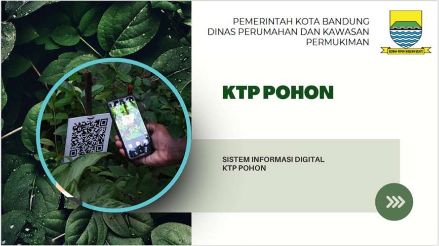Bandung Terapkan KTP Pohon Berbasis QR Code