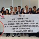Disnaker Kota Bandung dan LSP Publik Relation Nusantara Gelar Uji Kompetensi Skema Public Speaking