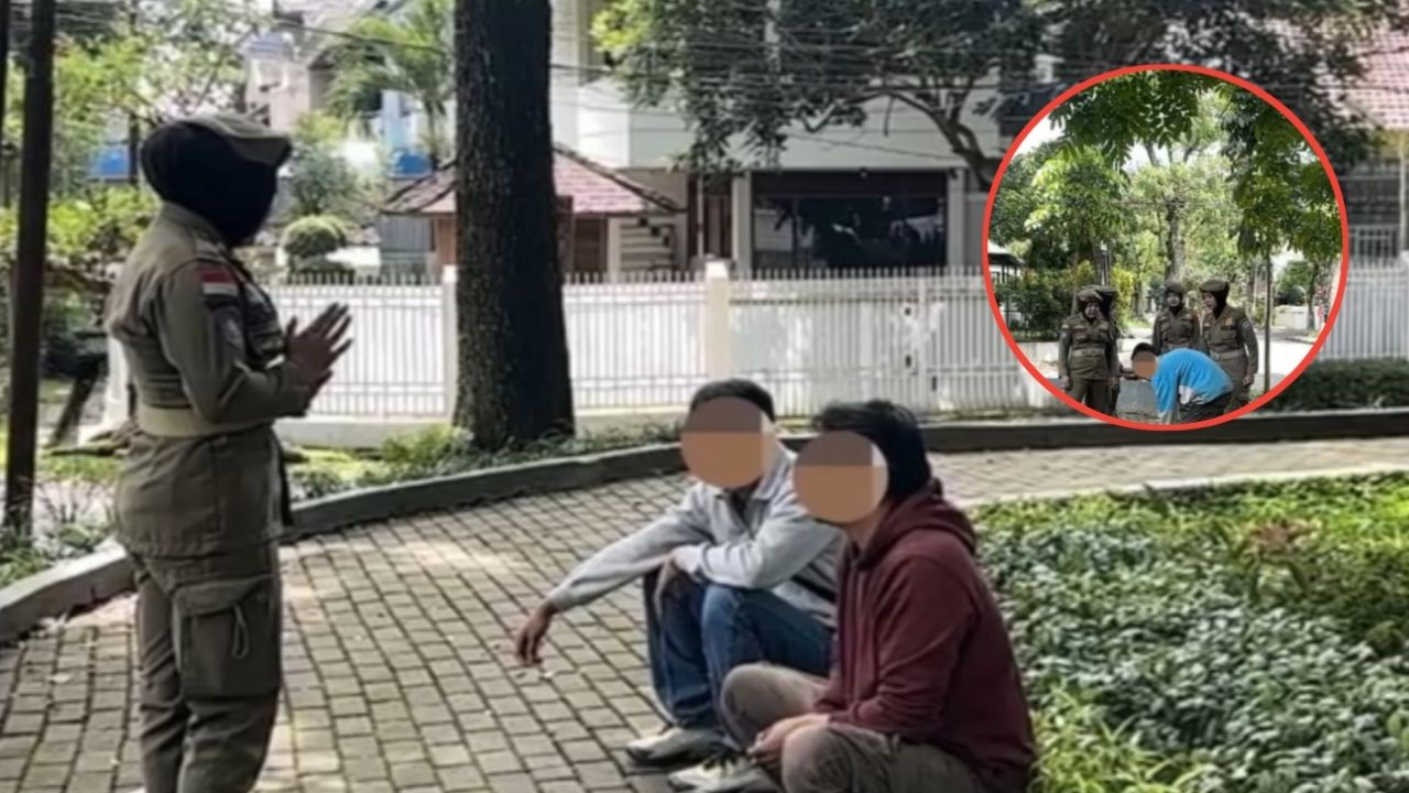 Satpol PP Kota Bandung Gelar Operasi Infanteri dan Monitoring Ketertiban di Taman Kota