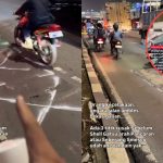 Sudah Ada Korban, Pria Ini Tandai Lokasi Jalan Ambles di Tiga Titik Jakarta