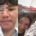 Momen Haru Seorang Suami Antar Istri Cari Kerja Sambil Bawa Anak