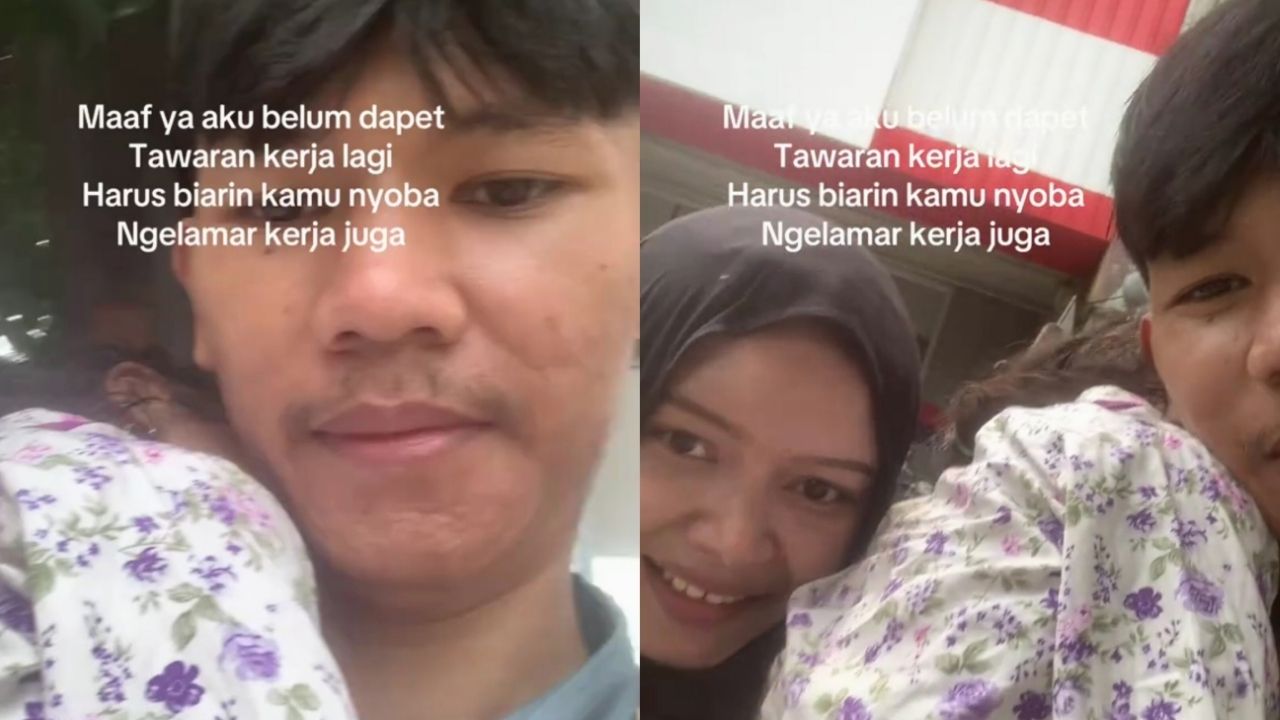 Momen Haru Seorang Suami Antar Istri Cari Kerja Sambil Bawa Anak Momen Haru Seorang Suami Antar Istri Cari Kerja Sambil Bawa Anak