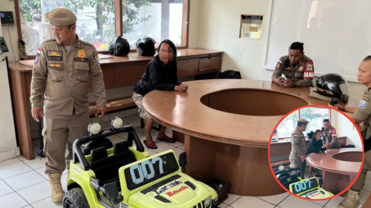 Satpol PP Kota Bandung Tindaklanjuti Aduan Terkait PKL Mobil-Mobilan yang Memaksa Pengunjung