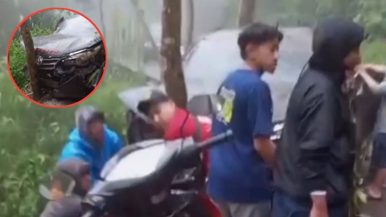 Mobil Fortuner Terjun di Jurang Jalur Bromo, Satu Penumpang Wanita Meninggal Dunia Mobil Fortuner Terjun di Jurang Jalur Bromo, Satu Penumpang Wanita Meninggal Dunia