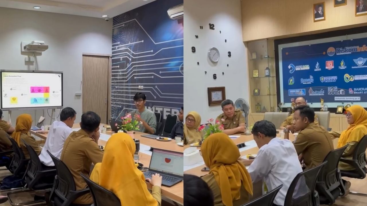 Diskominfo Kota Bandung Terima Audiensi Soal Kolaborasi LIBERE, Inovasi Digital Berbasis Blockchain Diskominfo Kota Bandung Terima Audiensi Soal Kolaborasi LIBERE, Inovasi Digital Berbasis Blockchain