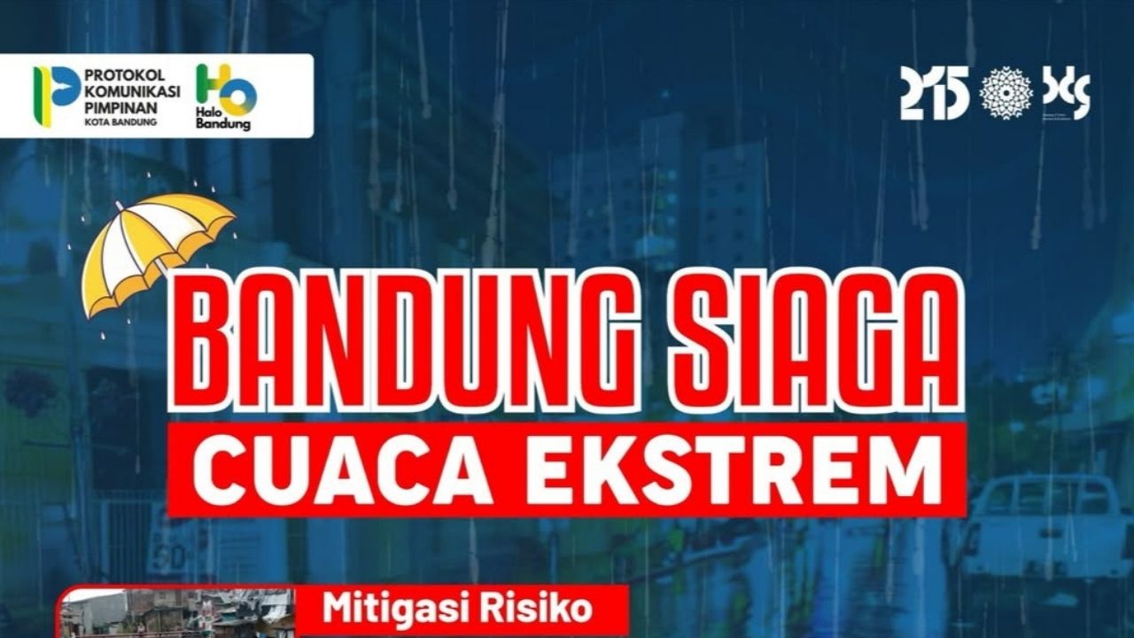 Kota Bandung Siaga Hadapi Cuaca Ekstrem, Ini Langkah-Langkah yang Dilakukan!