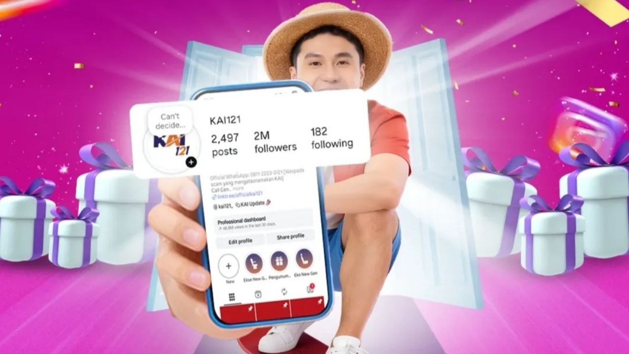 PT KAI Bagi-Bagi Hadiah Spesial Dua Juta Followers di Instagram, Berikut Syarat dan Ketentuannya! PT KAI Bagi-Bagi Hadiah Spesial Dua Juta Followers di Instagram, Berikut Syarat dan Ketentuannya!