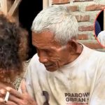 Kenakan Baju Pilpres, Kakek Ini Menangis Saat Terima Bantuan dari Relawan Malaysia