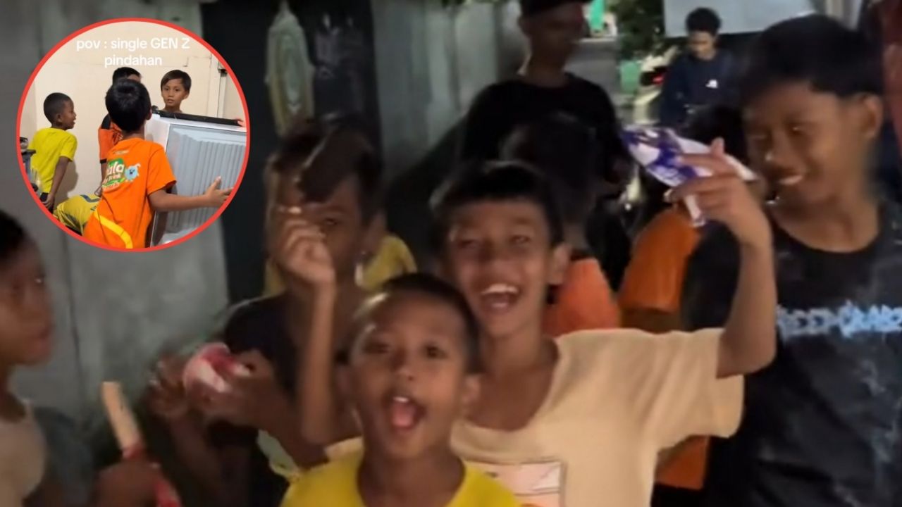 Cewek Ini Kebingungan Angkat Barang Saat Pindahan, Akhirnya Minta Tolong Anak-anak Sekitar Cewek Ini Kebingungan Angkat Barang Saat Pindahan, Akhirnya Minta Tolong Anak-anak Sekitar