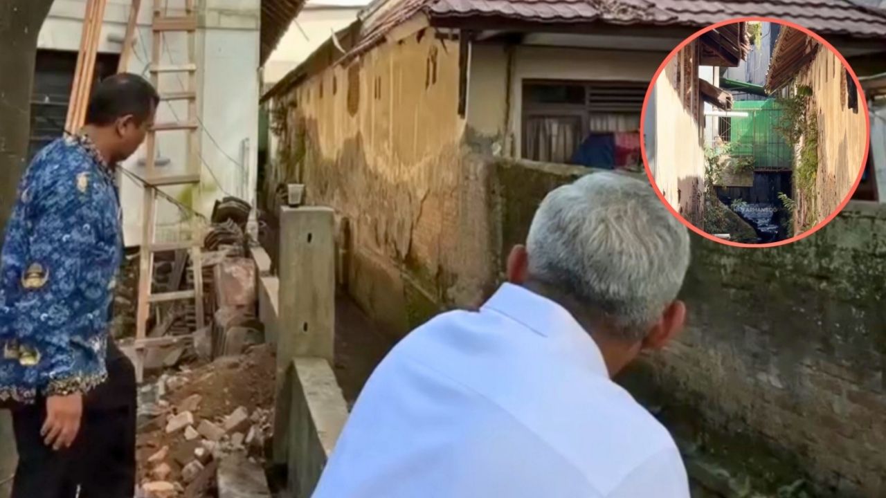 Pemkot Bandung Tindaklanjuti Bangunan Liar yang Berdiri di Atas Saluran Air