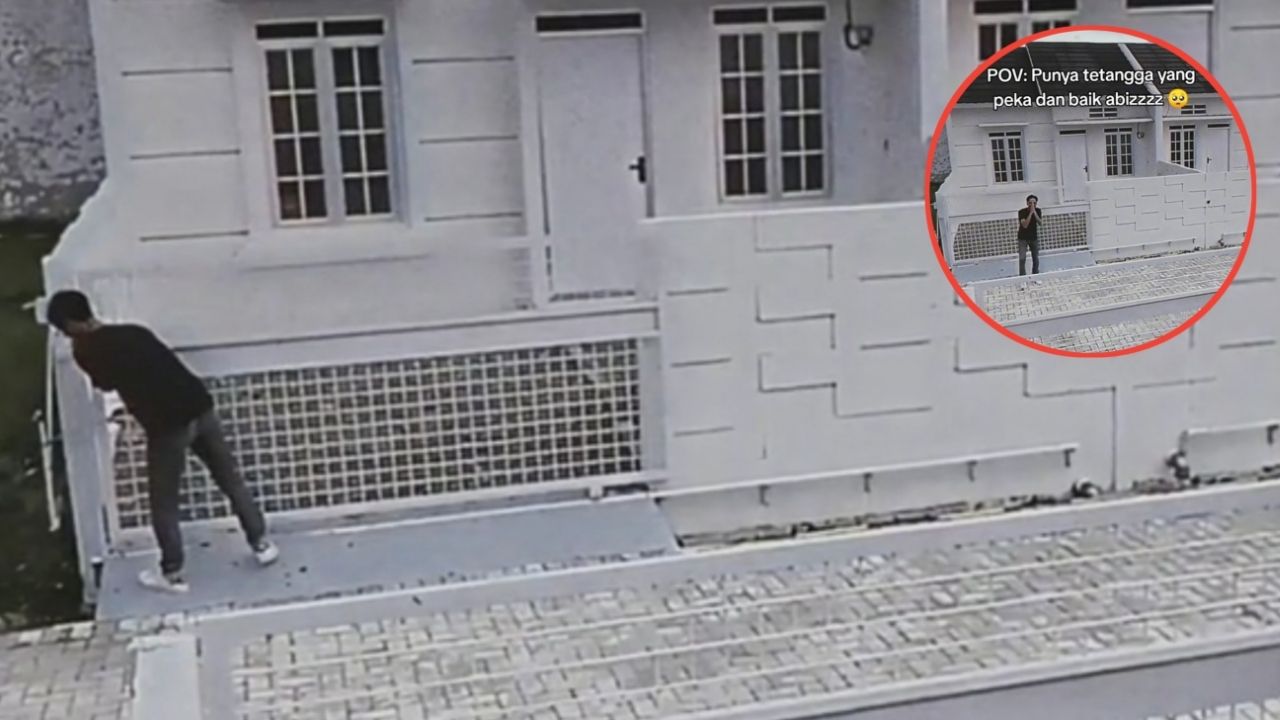 Tahu Tetangganya Tak Ada di Rumah, Pria Ini Berinisiatif Menutupkan Pagar Tahu Tetangganya Tak Ada di Rumah, Pria Ini Berinisiatif Menutupkan Pagar