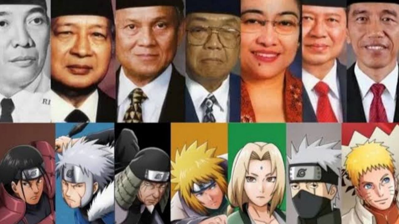 Soekarno Mirip Hashirama hingga Jokowi Mirip Naruto, Ini Persamaan Presiden Indonesia dengan Hokage Konoha Soekarno Mirip Hashirama hingga Jokowi Mirip Naruto, Ini Persamaan Presiden Indonesia dengan Hokage Konoha
