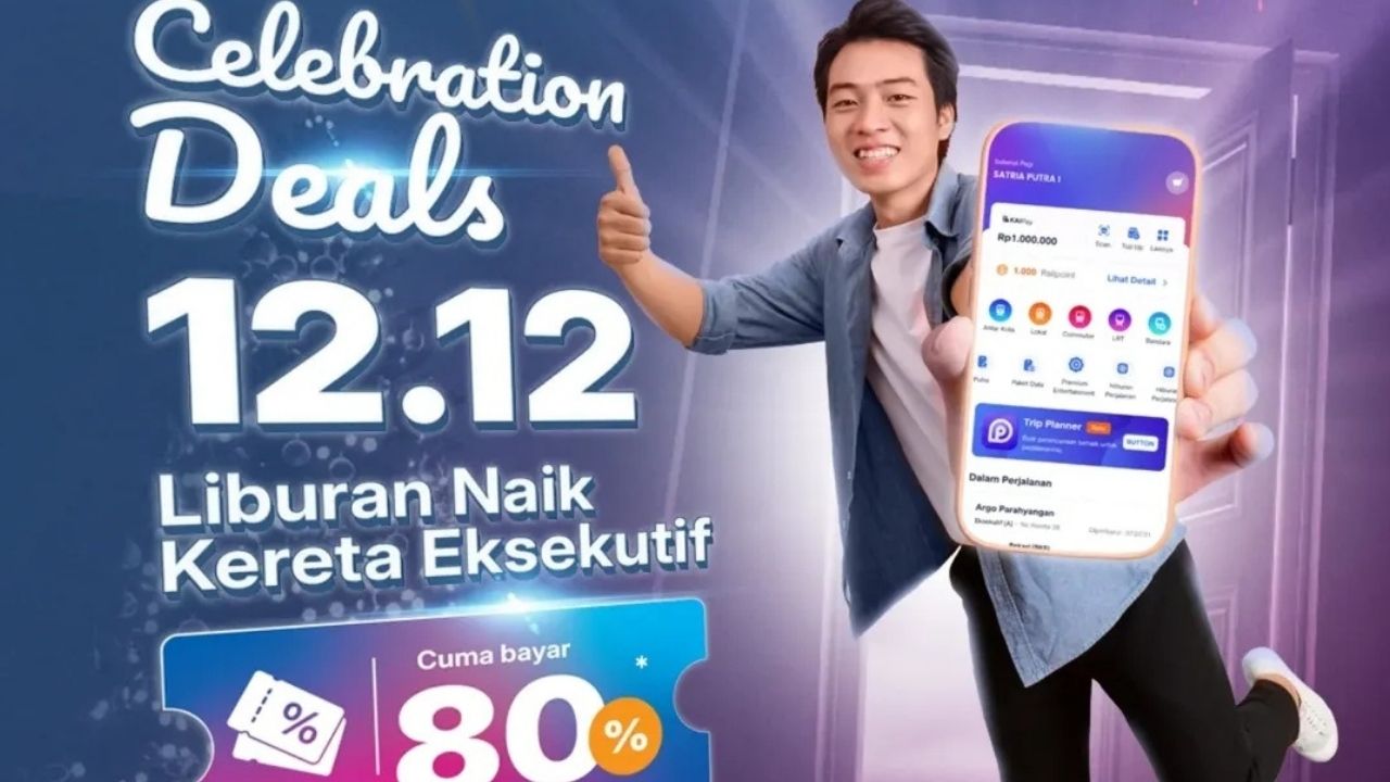 PT KAI Umumkan Celebration Deals 12.12, Naik Kereta Api Cuma Bayar 80% Aja! PT KAI Umumkan Celebration Deals 12.12, Naik Kereta Api Cuma Bayar 80% Aja!