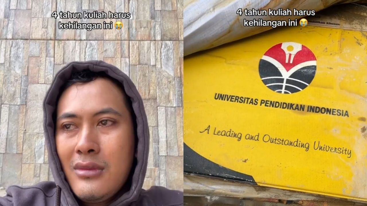 Nyesek Banget, Cowok Ini Tunjukkan Ijazah Kuliahnya yang Hancur Karena Banjir Bandang di Aceh