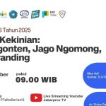 Diskominfo Jawa Barat Gelar IKP Talks #13, Diskusi Humas Kekinian: Jago Ngonten, Jago Ngomong, Jago Branding