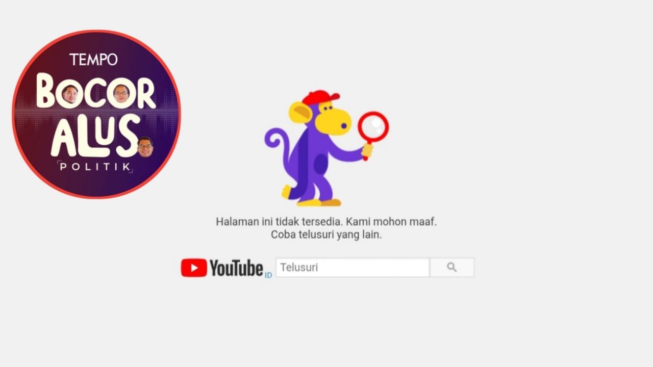 Akun YouTube Tempo Menghilang Kemarin, Mengapa? Bagaimana Kondisinya Sekarang? Akun YouTube Tempo Menghilang Kemarin, Mengapa? Bagaimana Kondisinya Sekarang?