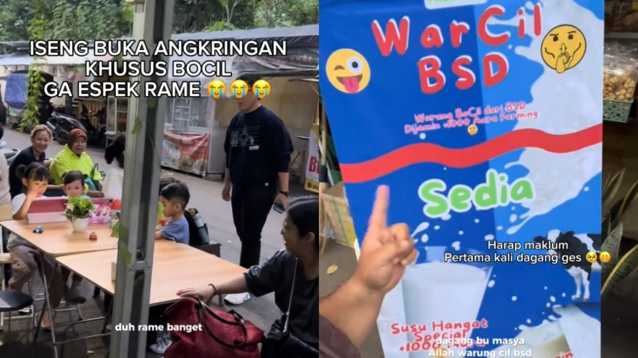 Iseng Buka Angkringan Khusus Anak-Anak, Cowok Ini Gak Nyangka Bakal Ramai Iseng Buka Angkringan Khusus Anak-Anak, Cowok Ini Gak Nyangka Bakal Ramai
