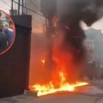 Gardu Listrik Terbakar di Ciganitri Karena Tersambar Petir, Dua Mobil Warga Ikut Terbakar