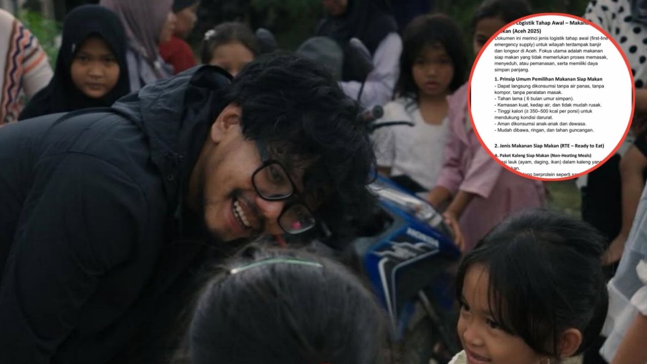 Ferry Irwandi Susun Prioritas Makanan Siap Makan Bagi Warga yang Terdampak Bencana di Sumatra, Berikut Rinciannya! Ferry Irwandi Susun Prioritas Makanan Siap Makan Bagi Warga yang Terdampak Bencana di Sumatra, Berikut Rinciannya!