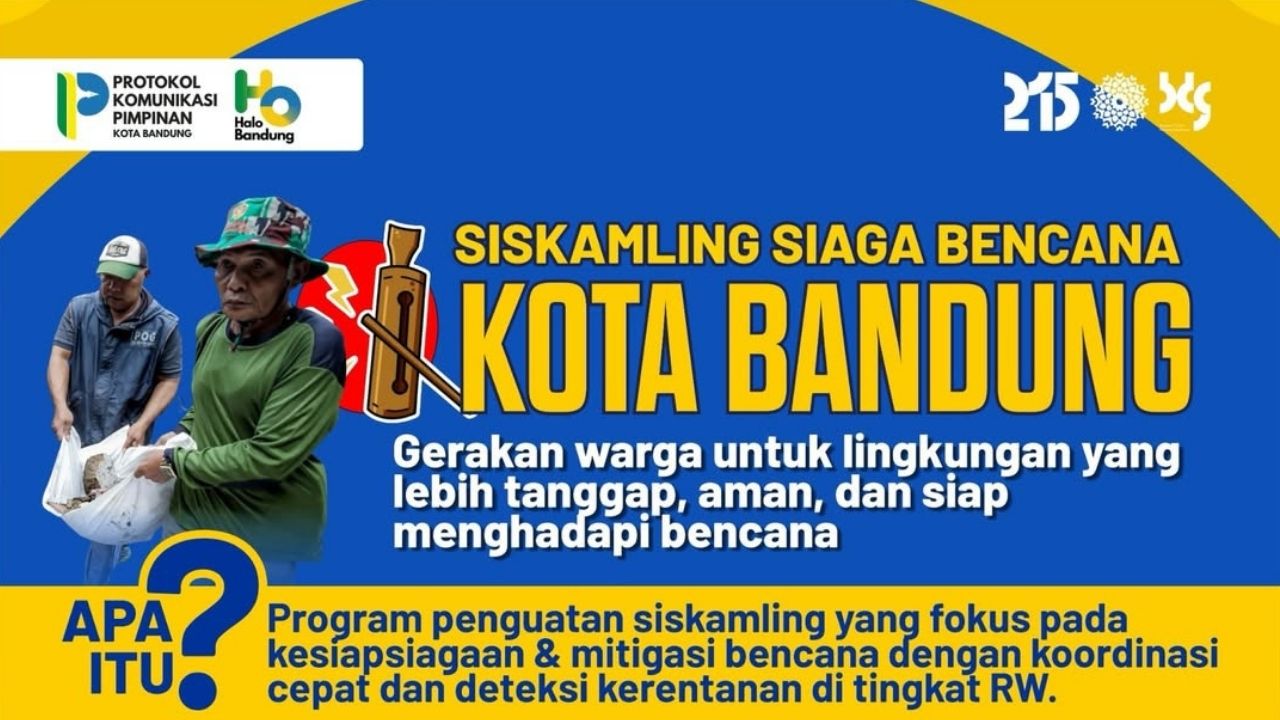 Pemkot Bandung Hadirkan Siskamling Siaga Bencana untuk Lingkungan yang Lebih Tanggap Pemkot Bandung Hadirkan Siskamling Siaga Bencana untuk Lingkungan yang Lebih Tanggap