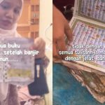 Buku Lain Hancur Karena Banjir, Cewek Ini Kaget Lihat Al-Qur’an Tetap Utuh dan Tidak Robek