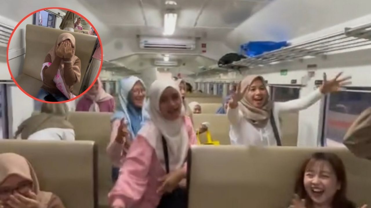 Momen Ketika Satu Gerbong Kereta Api Isinya Orang Ekstrovert Semua, Kompak Rayakan Ulang Tahun Cewek Ini Momen Ketika Satu Gerbong Kereta Api Isinya Orang Ekstrovert Semua, Kompak Rayakan Ulang Tahun Cewek Ini