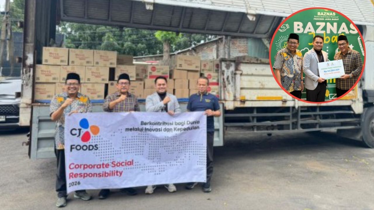 BAZNAS Jawa Barat Terima Donasi Natura Senilai Rp162,8 Juta dari PT CJ Food Lestari BAZNAS Jawa Barat Terima Donasi Natura Senilai Rp162,8 Juta dari PT CJ Food Lestari