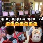 Supaya Kelak Cepat Lulus Kuliah, Sejumlah Murid SD Ini Diajak Keliling Kampus ke Ruang Skripsi