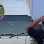 Ketinggalan Rombongan Keluarga di Rest Area, Untung Cewek Ini Ditolong Supir Truk Baik Hati