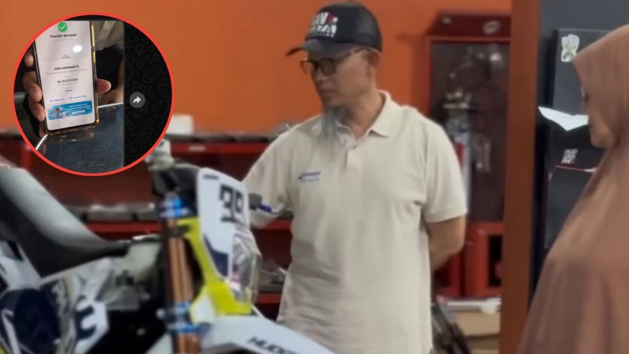 Dikira Cuma Lihat dan Coba, Ternyata Ibu Ini Izinkan Suaminya Beli Sepeda Motor Impian Dikira Cuma Lihat dan Coba, Ternyata Ibu Ini Izinkan Suaminya Beli Sepeda Motor Impian