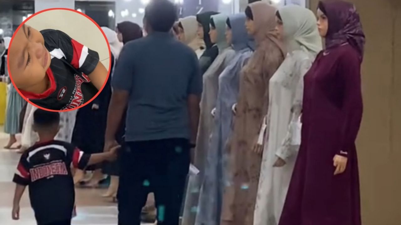 Ibu Ini Bagikan Momen Anak Bungsunya yang Selalu Takut Kalau Lihat Ukhti Mannequin, Auto Nangis Histeris Ibu Ini Bagikan Momen Anak Bungsunya yang Selalu Takut Kalau Lihat Ukhti Mannequin, Auto Nangis Histeris