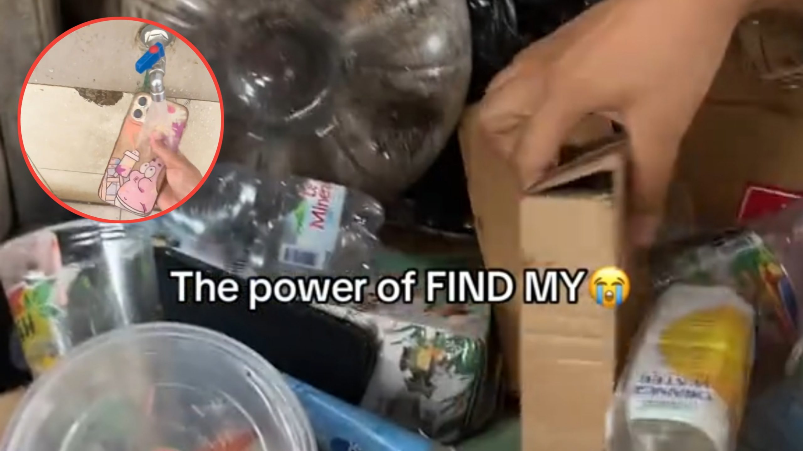 Panik HP-nya Hilang, Cewek Ini Kaget Karena Temukan di Gerobak Sampah Pemulung (TikTok/@nanarizkyaaa)
