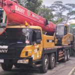 Kecelakaan Lalu Lintas Truk Dump Terguling di Jalan Soekarno-Hatta Kota Bandung, Sopir Diduga Mengantuk