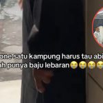 Momen Lucu Ayah Cewek Ini Pamer ke Semua Orang Sudah Beli Baju Lebaran, Satu Kampung Harus Tahu