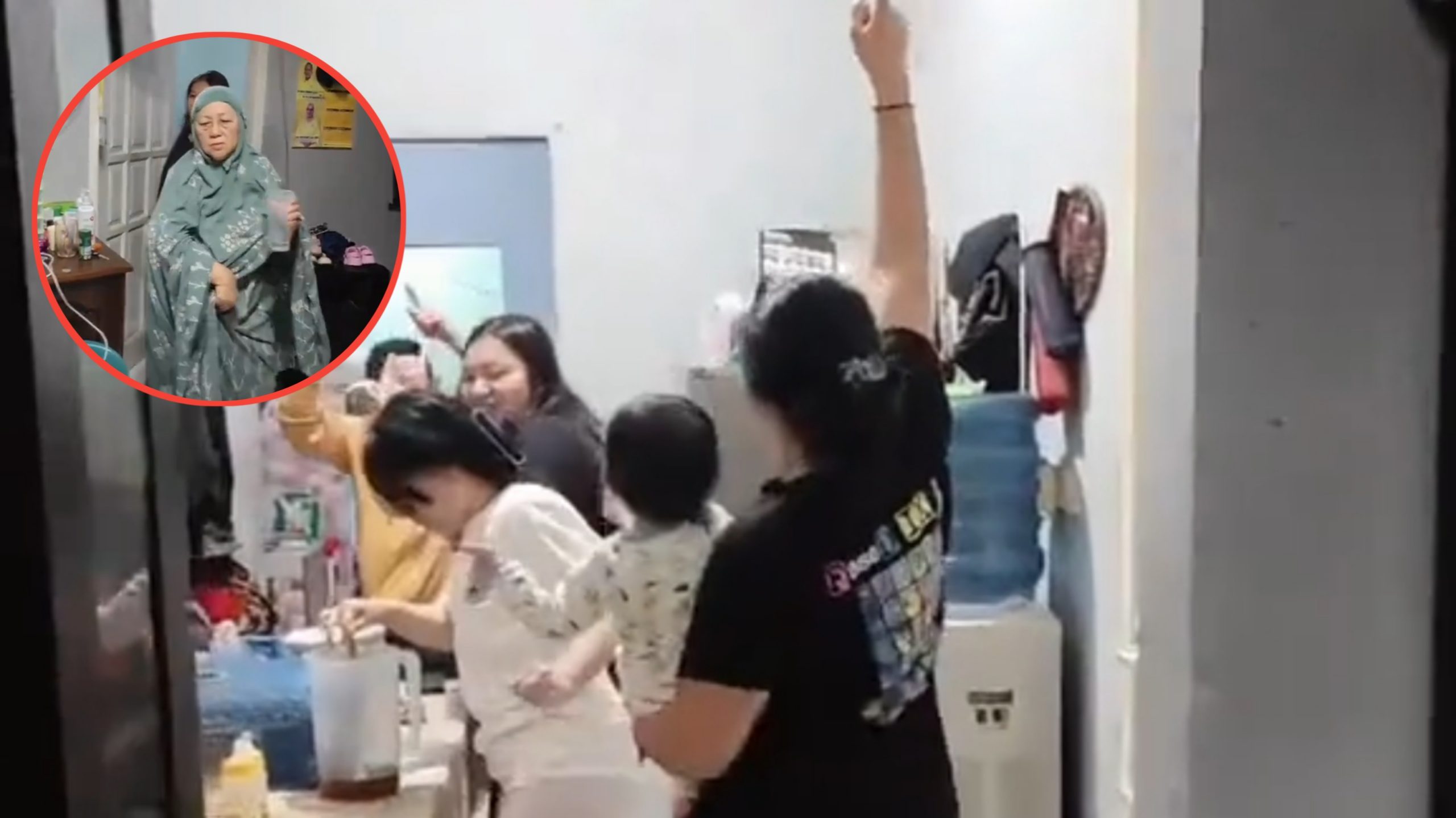 Seru Banget! Momen Hangat Keluarga Ini Nikmati Sahur Tanpa Ngantuk, Semuanya Joget Bareng (TikTok/@berlines_)