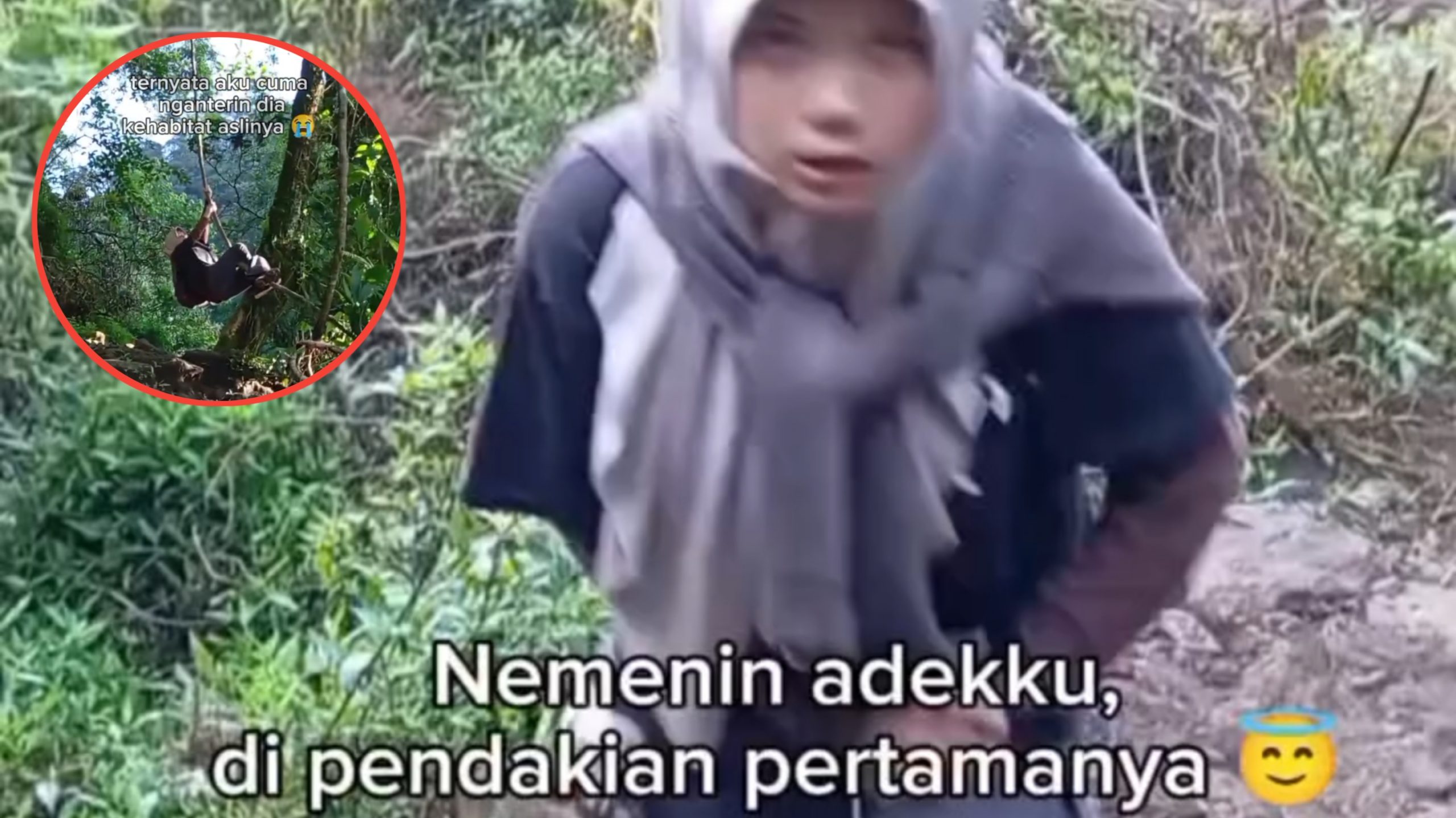 Pertama Kali Temani Adik di Pendakian Pertamanya, Kakak Perempuan Ini Kaget Dibikin Shock dengan Sikap Adiknya (Instagram/@maitime7.24)