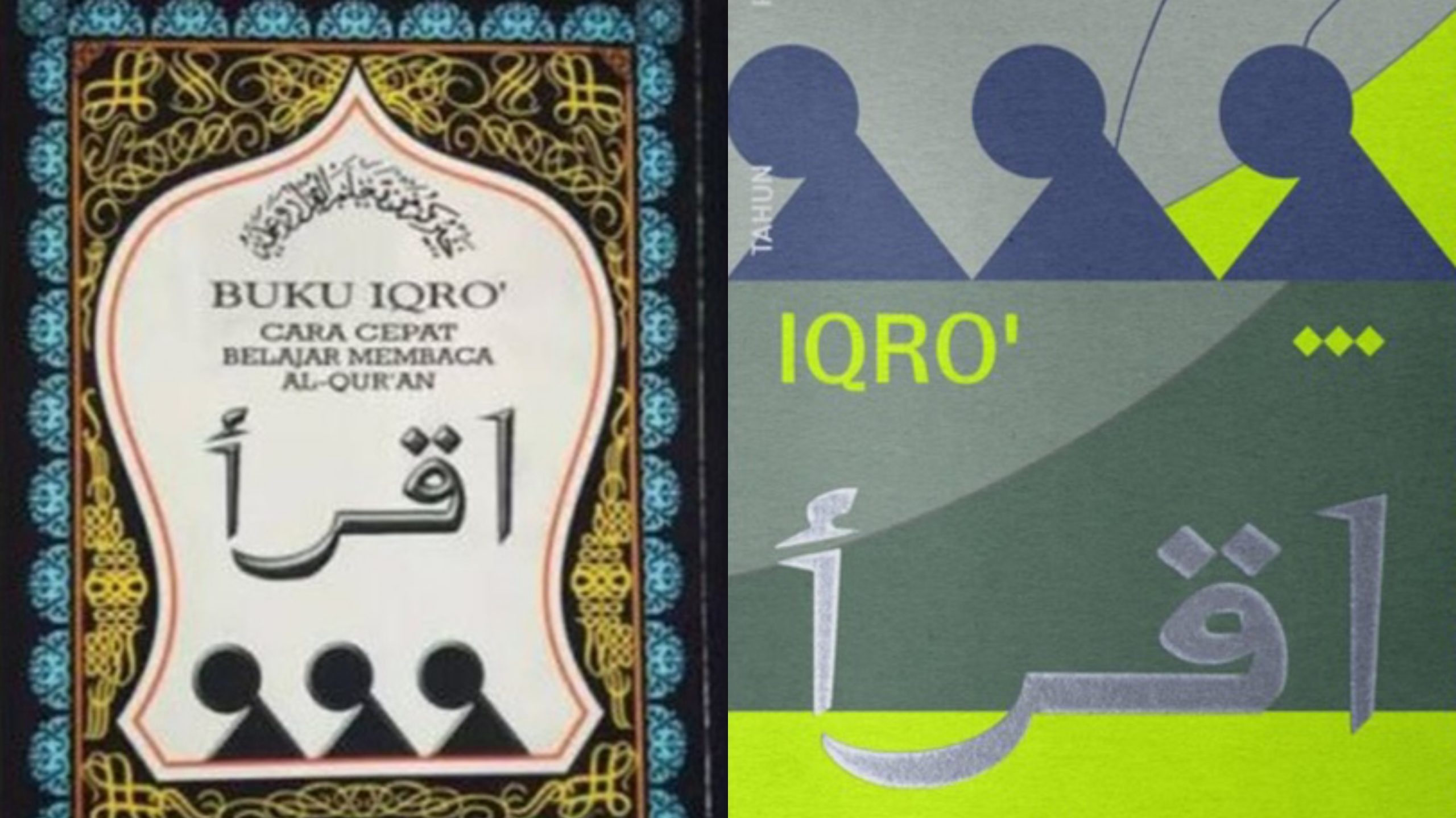 Potret Buku Iqro Karya KH. As'ad yang Telah Didesain Ulang, Tulisan Arabnya Masih Ada (Instagram/@workbyw)