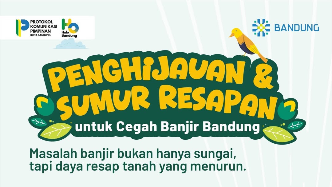 Cegah Banjir di Bandung, Penghijauan dan Sumur Resapan Jadi Solusi