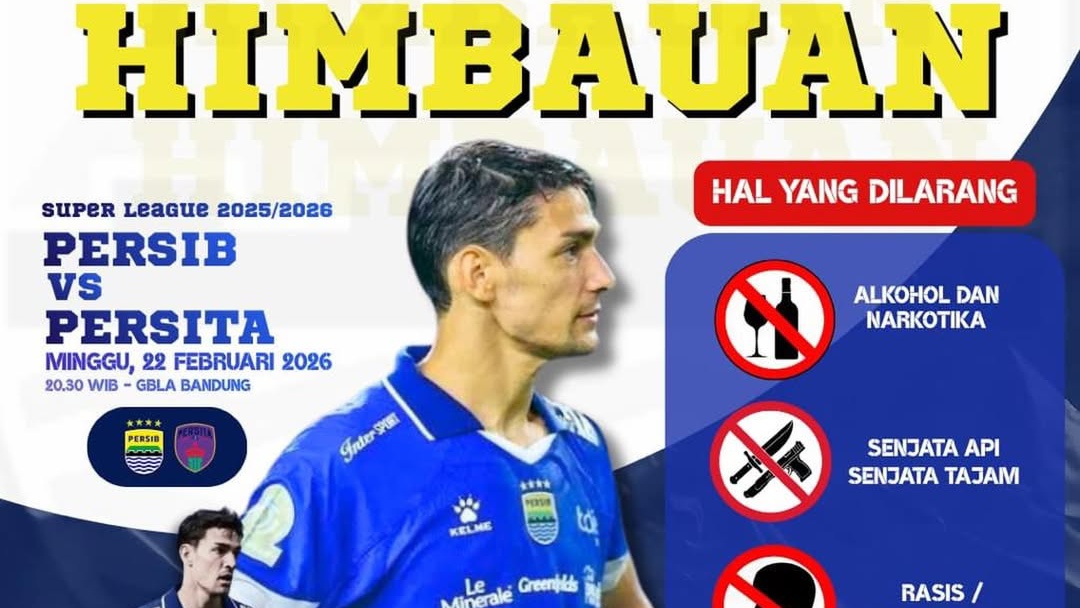 Jelang Pertandingan Persib Bandung vs Persita Tangerang, Polrestabes Bandung Imbau Masyarakat dan Suporter Jaga Ketertiban dan Keamanan Selama Pertandingan Berlangsung Jelang Pertandingan Persib Bandung vs Persita Tangerang, Polrestabes Bandung Imbau Masyarakat dan Suporter Jaga Ketertiban dan Keamanan Selama Pertandingan Berlangsung